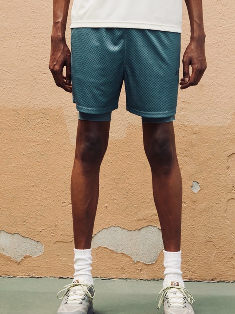 PacSun A.R.C. Active Green Mesh 2 in 1 Shorts Mens Size L - NWT
